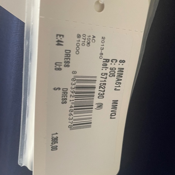 Armani Collezioni Navy Special Occasion Dress - Picture 6 of 8